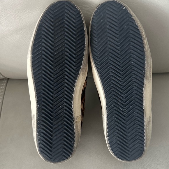 Golden Goose Gray and Leopard Sneakers - Picture 6 of 6